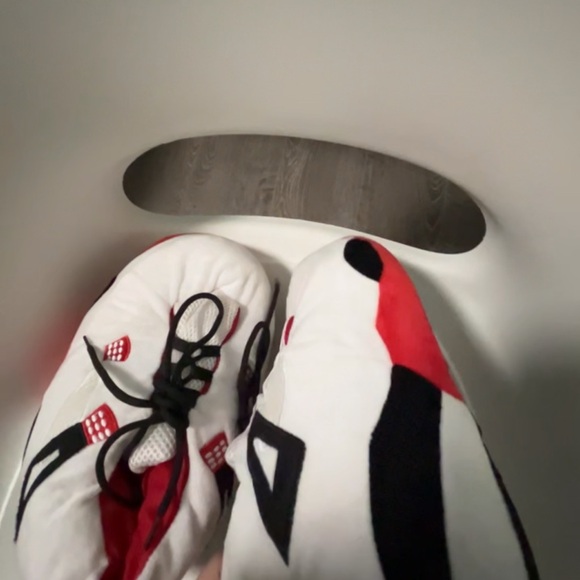 Nike Red and White Sneakers - Picture 1 of 1